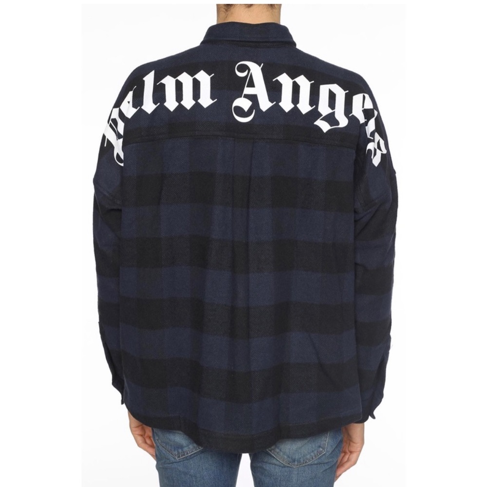 Palm Angels Plaid Logo Shirt